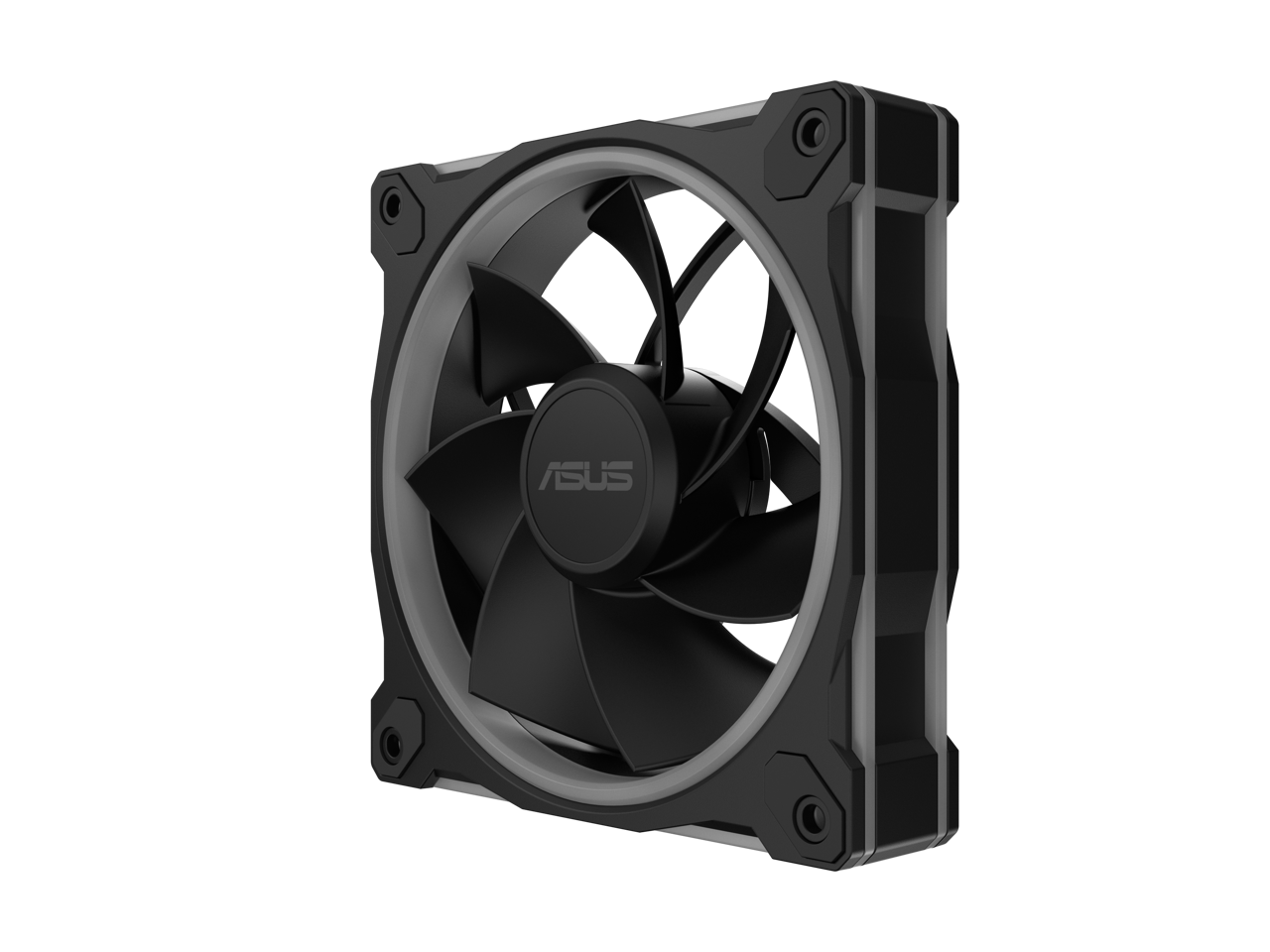 Alt View 7. ASUS - ASUS Prime MR120 ARGB Fan - Reverse, 28mm Frame, PWM, 20 ARGB LEDs, Aura Sync - Black.