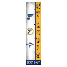 Fan Creations - St. Louis Blues 6" x 24" Progression Wood Sign - Multicolor