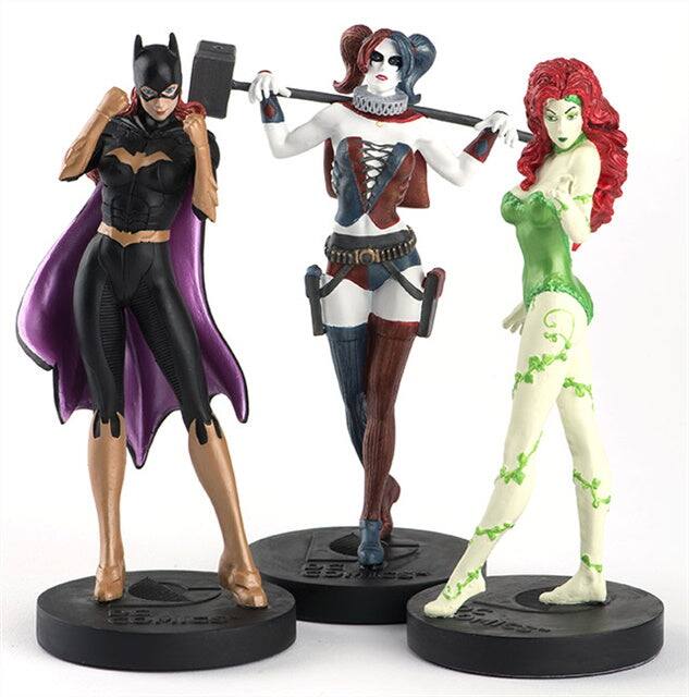 Alt View 3. Eaglemoss - Eaglemoss DC Masterpiece Collection #2: Femme Fatales Figurine Set - Batgirl, Harley Quinn, Poison Ivy.