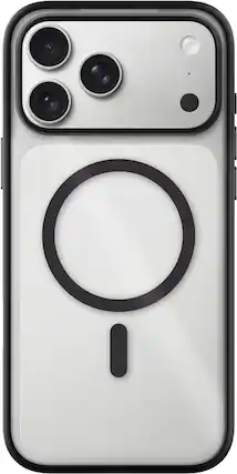 Front. The Ridge Wallet - Ridge Phone Case - Phantom - Apple iPhone 18 Pro Max and 17 Pro Max Devices - Clear.