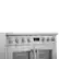 Alt View 7. Forno Appliances - 36 in. Wide 5 Elements Torino 5.36 Cu.Ft. Freestanding Induction Range w/ French Door Design and Air Sous Vide Tech - Silver.