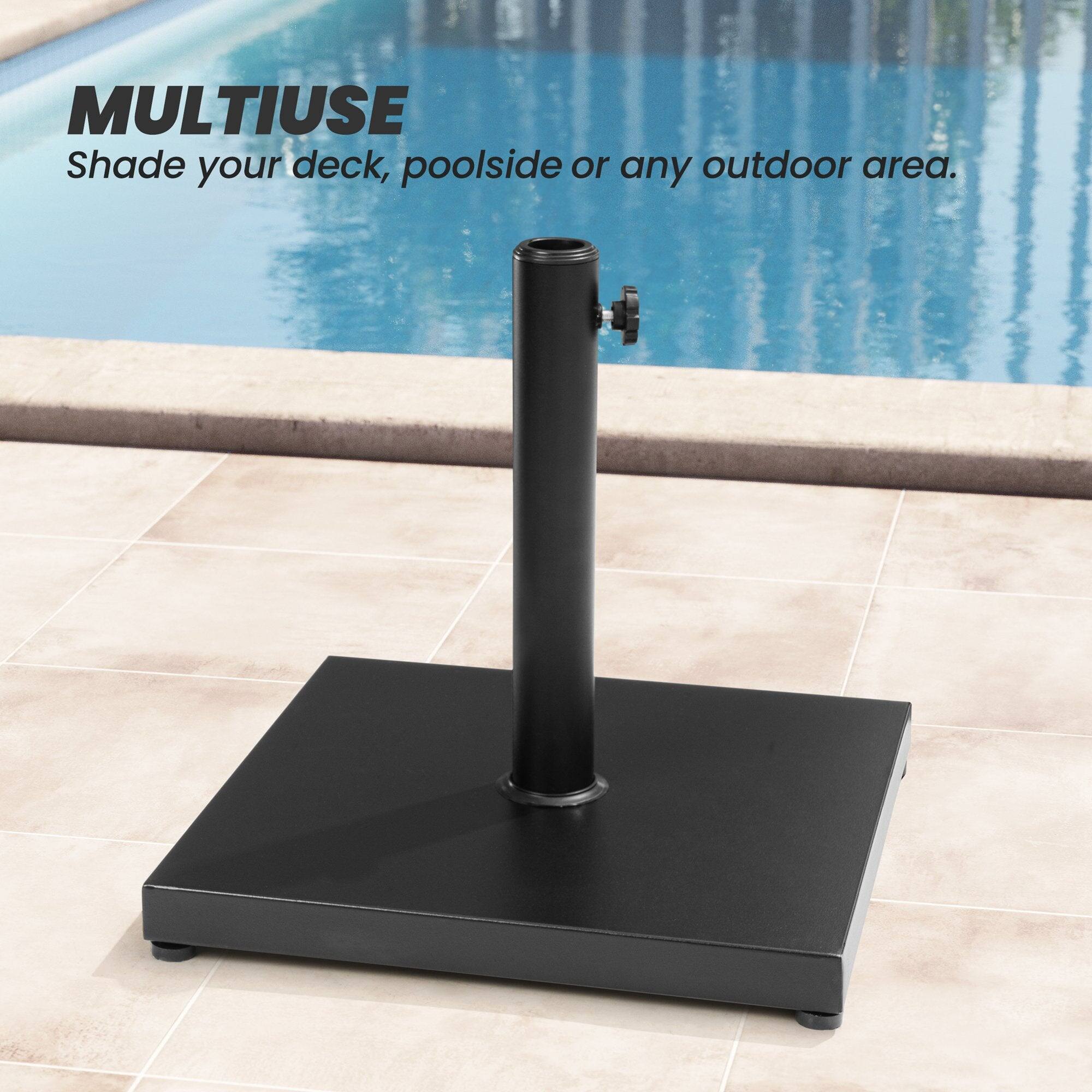 MULTIUSE  
Shade your deck, poolside or any outdoor area.