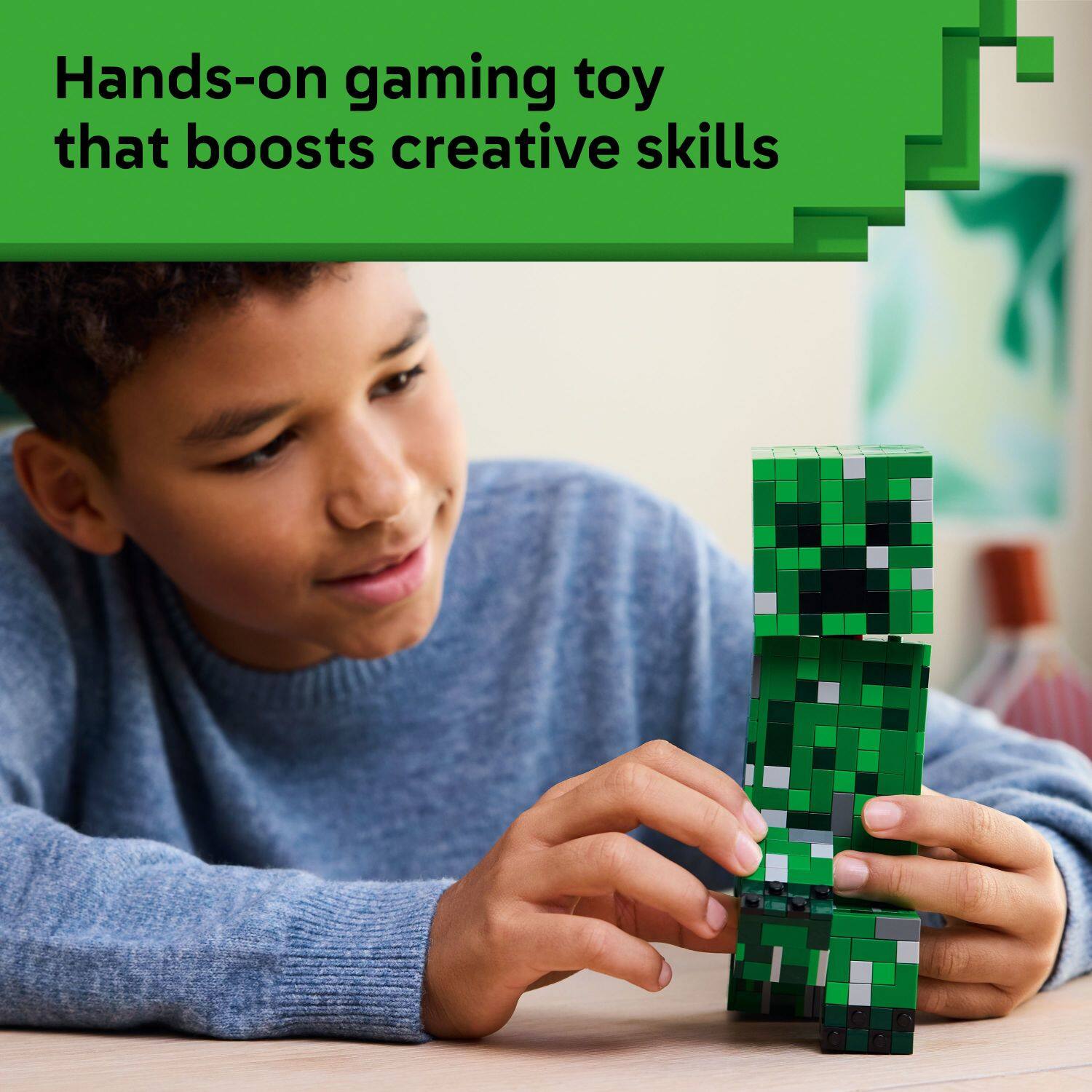 Hands-on gaming toy that boosts creative skills.