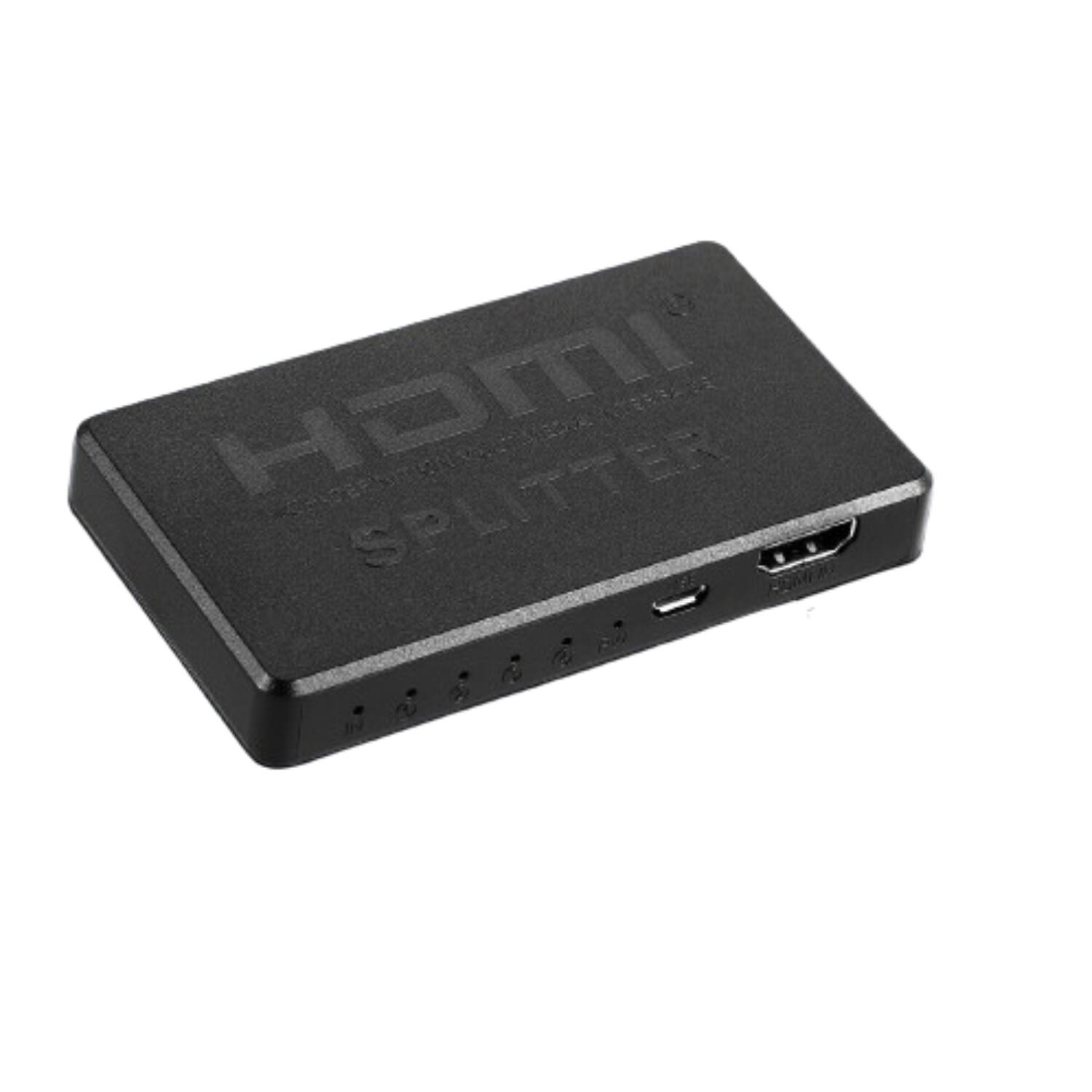 Stock Preferred - 4K HDMI Splitter 1 In 4 Out Video Switcher Adapter - Black