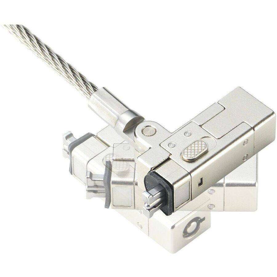 Alt View 4. Kensington - Kensington Slim NanoSaver 2.0 EQ Keyed Laptop Lock - 5.91 ft Cable - Patented T-bar/Key Lock - Plastic, Nylon, Stainless.