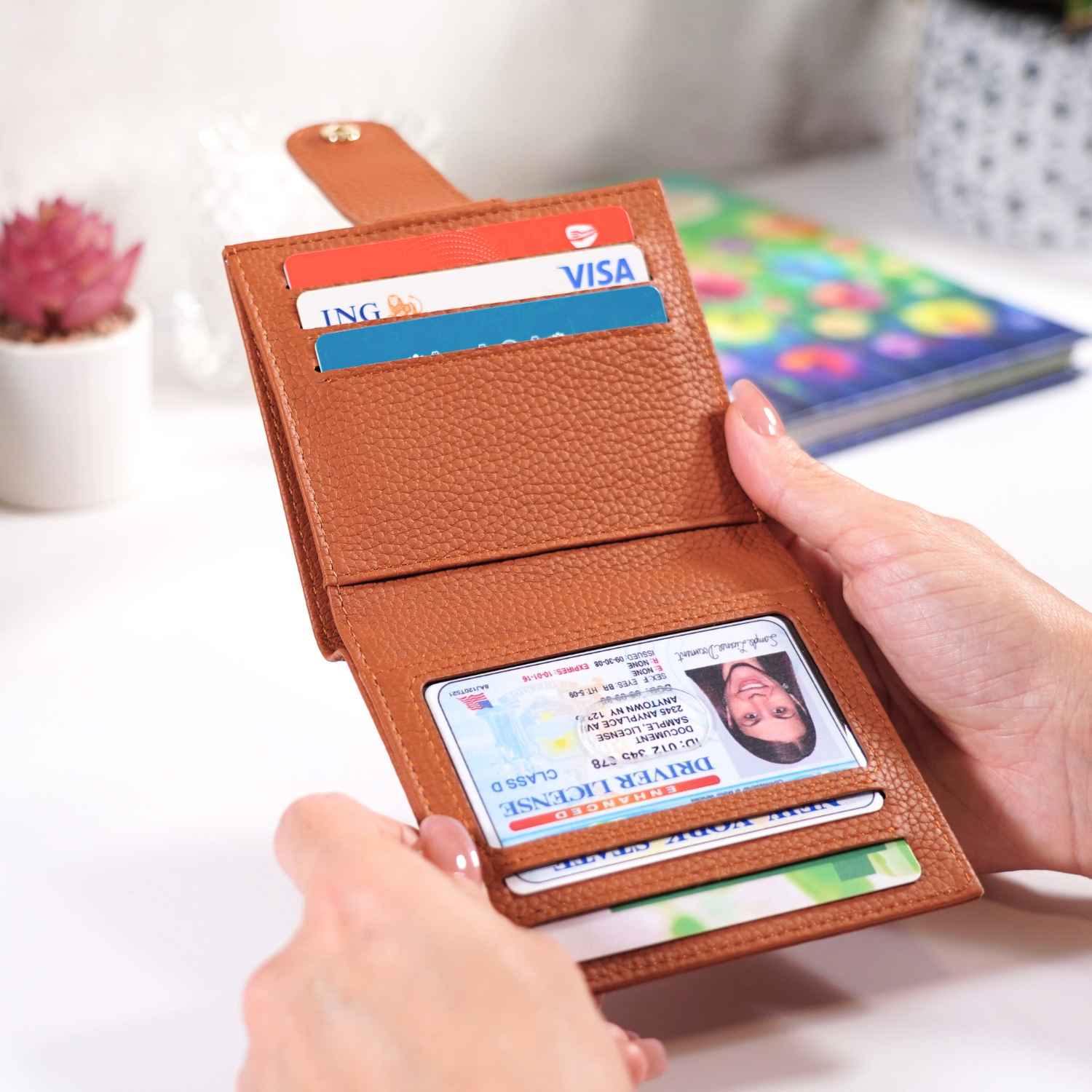 ING VISA  
DRIVER LICENSE  
CLASS D  
ANYTOWN  
SAMPLE LICENSE  
TMU  
U12 C78  
ANYPLACE