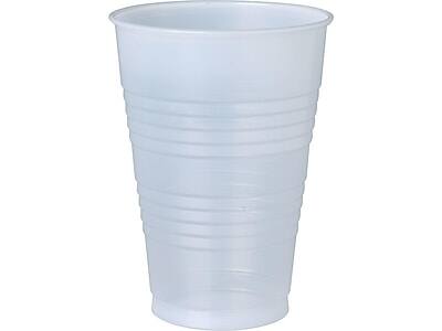 Front. Solo - Dart Conex Galaxy Cold Cups, 16 Oz., 50/Pack - Translucent.