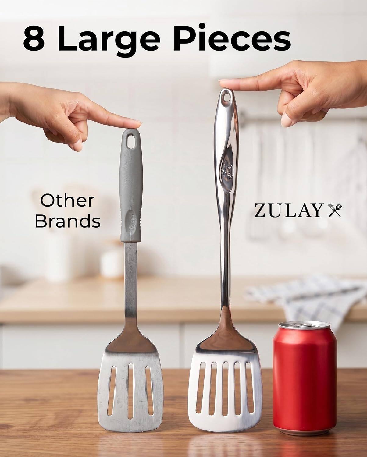 8 Large Pieces

Other Brands

ZULAY