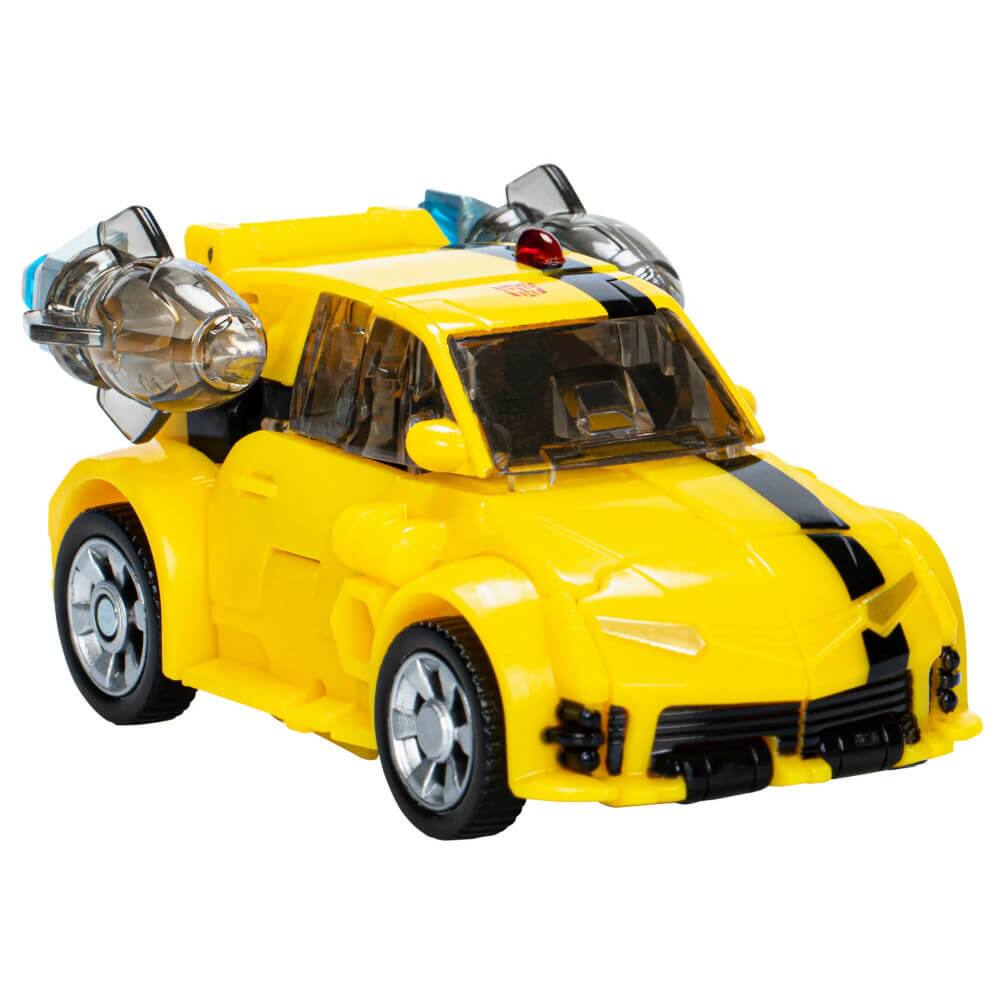 Alt View 1. Transformers - Hasbro F8524 5.5 inch Transformers Legacy United Deluxe Class Animated Universe Bumblebee Action Figure - Black.