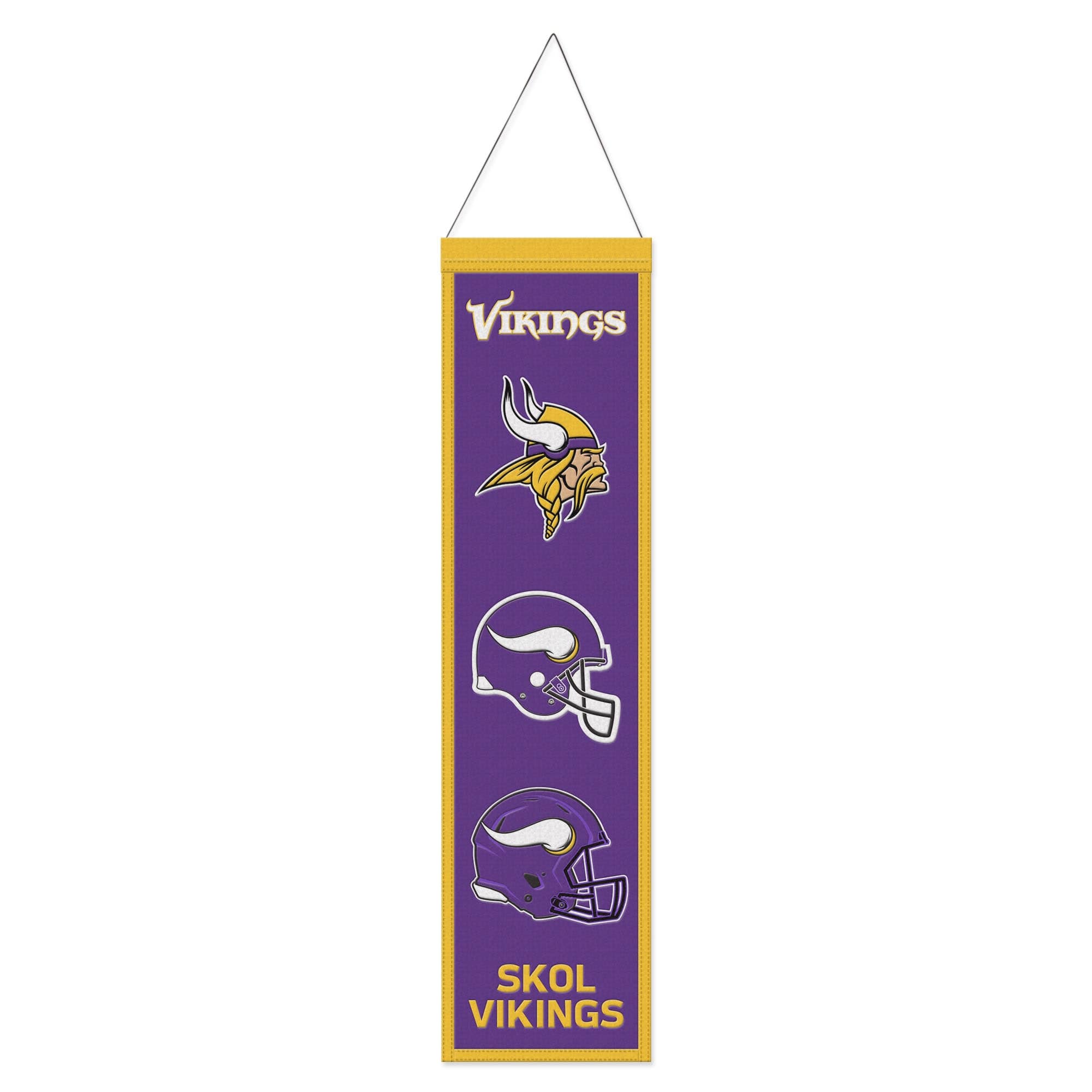 WinCraft - Minnesota Vikings 8" x 32" Evolution Banner - Multicolor