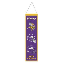 WinCraft - Minnesota Vikings 8" x 32" Evolution Banner - Multicolor