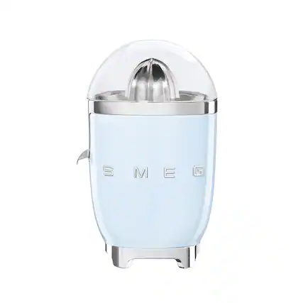 Front. SMEG - CJF11 Citrus Juicer - Pastel Blue.