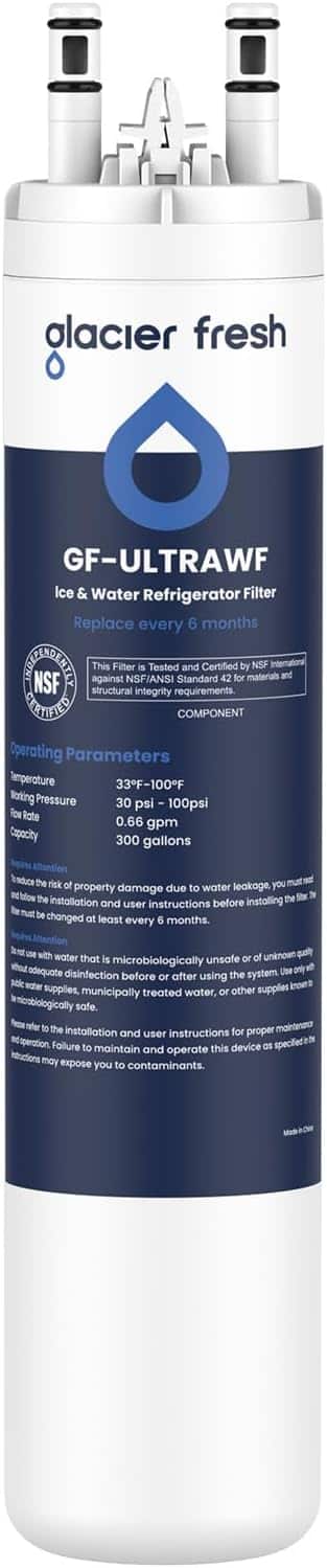 GLACIER FRESH - Replacement for Frigidaire ULTRAWF Refrigerator Water Filter, 1 Pack