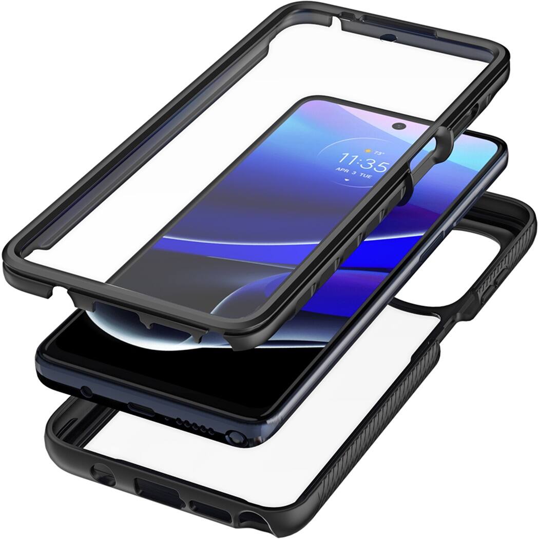 Alt View 14. SaharaCase - GRIP Series Case for Motorola Moto G Stylus 5G (2022) - Black.