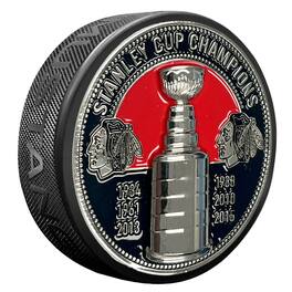 Mustang Drinkware - Chicago Blackhawks Stanley Cup Medallion Puck - Multicolor