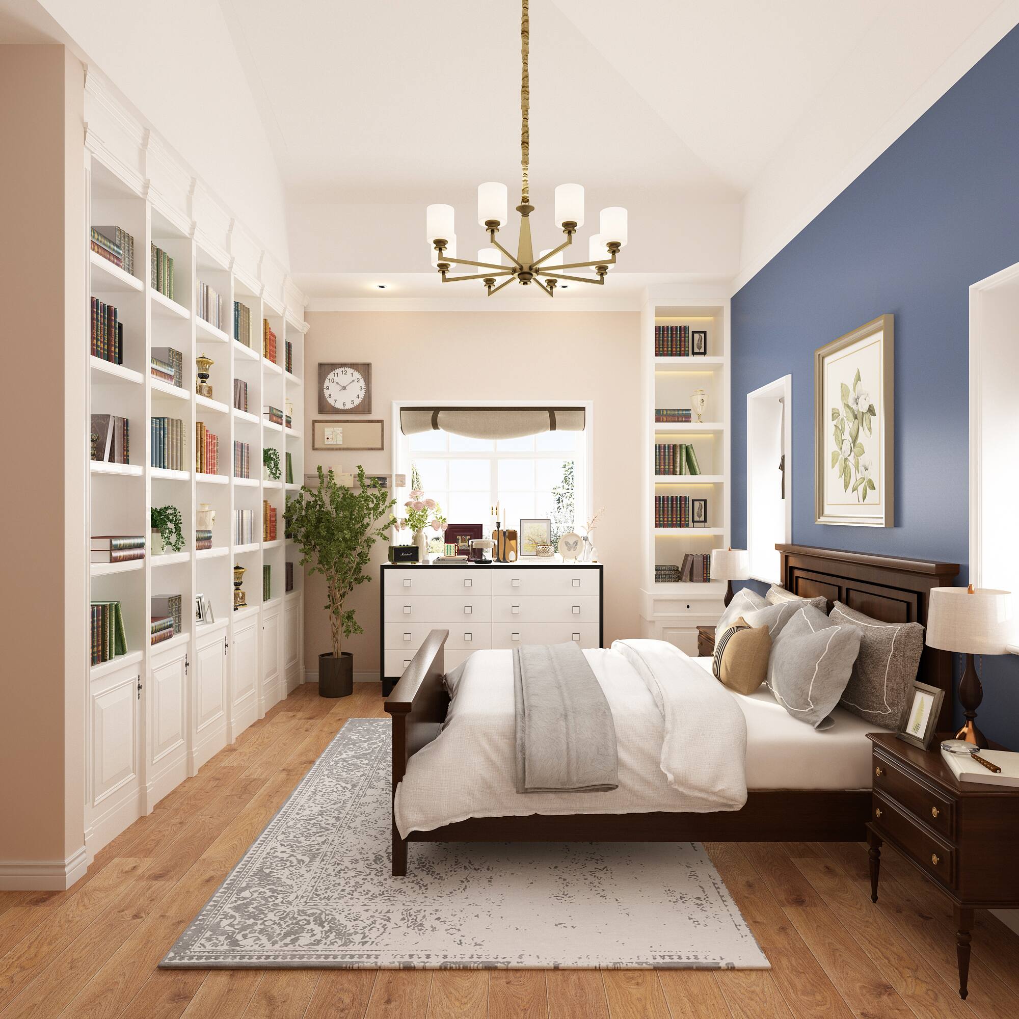 Alt View 9. FUFU & GAGA - Modern Minimalist 8-Drawer Dresser - Black and White Storage Tower with Large Drawers for Bedroom Clothes Organizer - White.