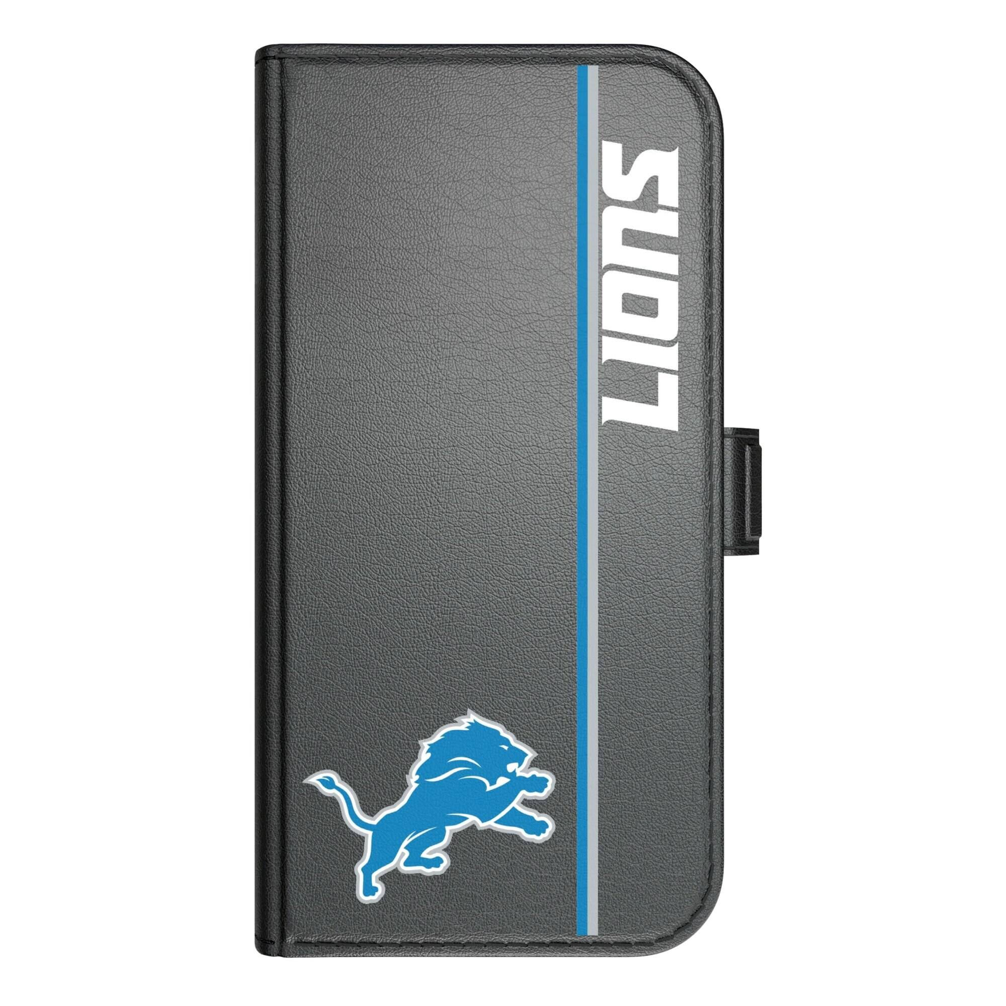 Alt View 2. Keyscaper - Detroit Lions iPhone Folio 2.0 Case - 17 Pro - Black.