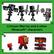 Crimson Warrior and 6 other Minecraft® characters