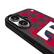 Alt View 2. Keyscaper - Texas Rangers Plaid Magnetic Bump iPhone Case - 16 Pro Max - Black.