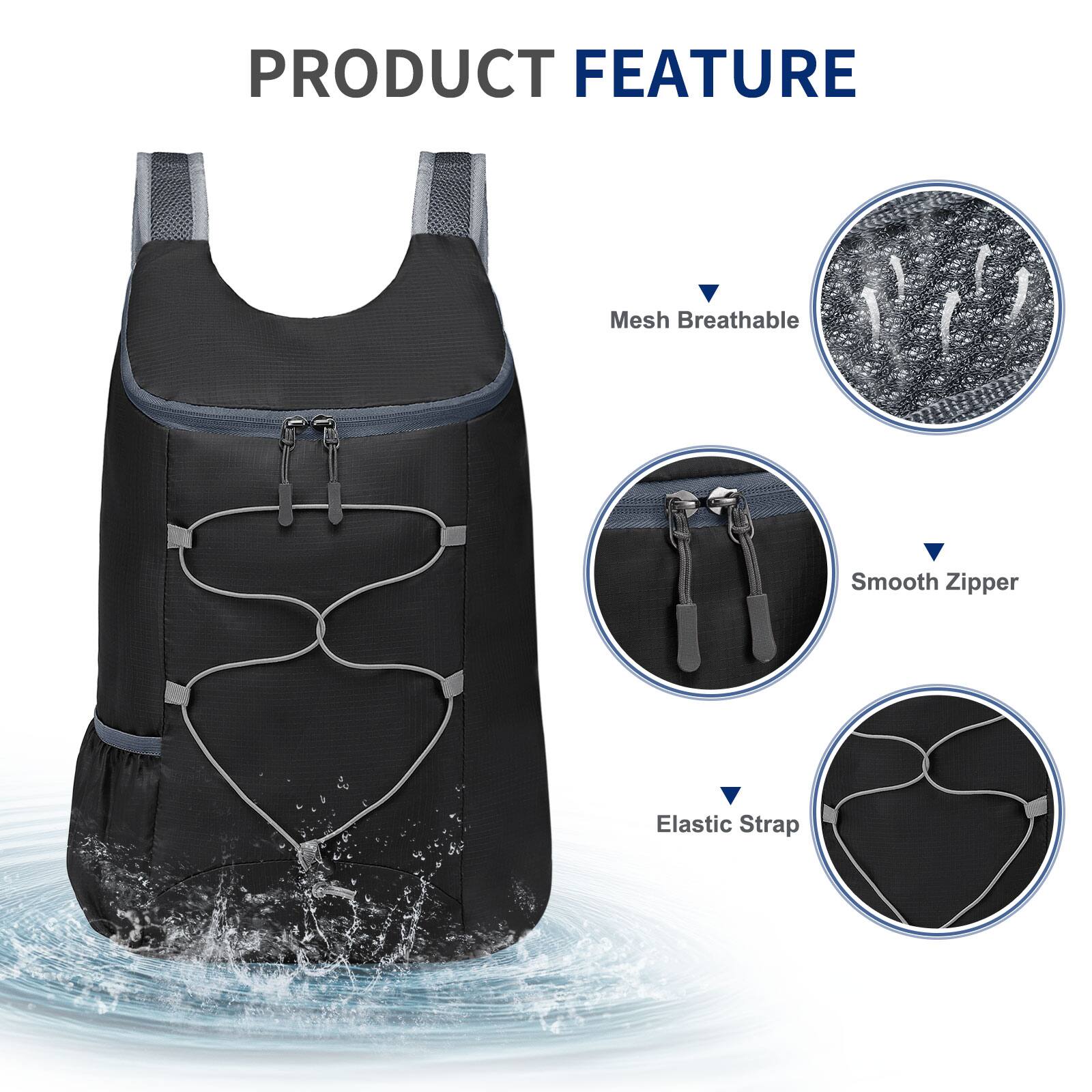 PRODUCT FEATURE

- Mesh Breathable
- Smooth Zipper
- Elastic Strap