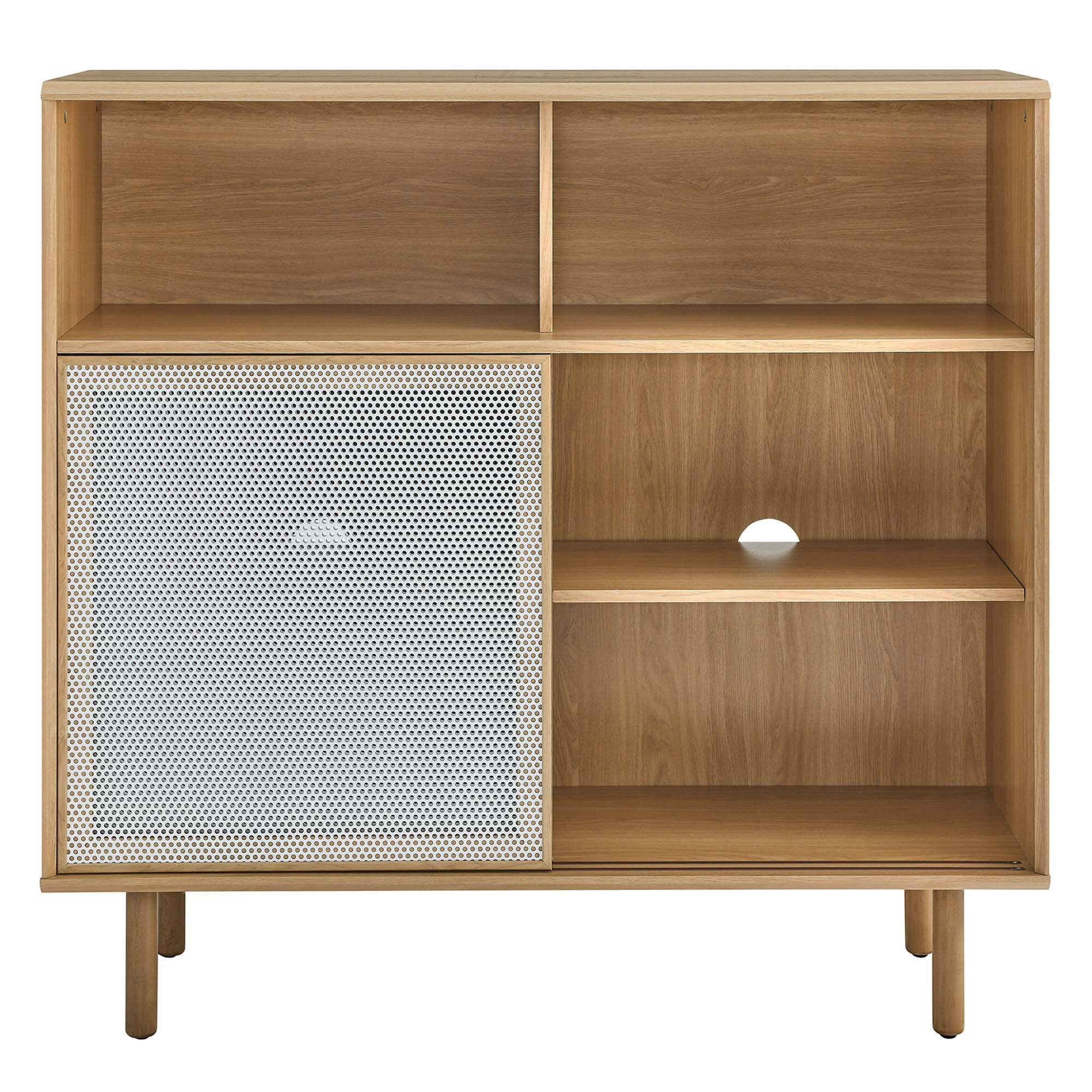 Alt View 5. Modway - Kurtis 47" Display Cabinet by Modway - Oak.