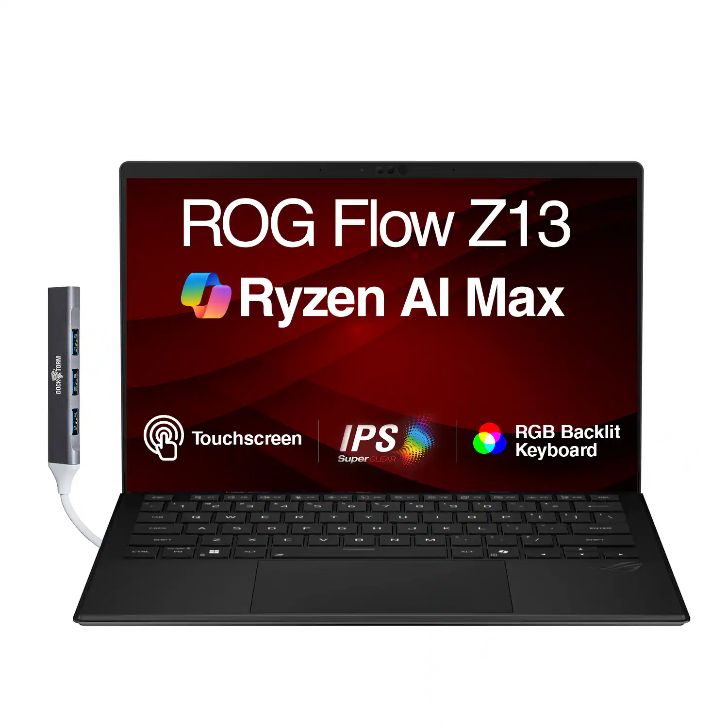 ROG Flow Z13 Ryzen AI Max Touchscreen IPS RGB Backlit Keyboard