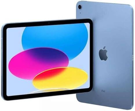 Left. Apple - 11-inch iPad A16 chip with Wi-Fi - 128GB - Blue.