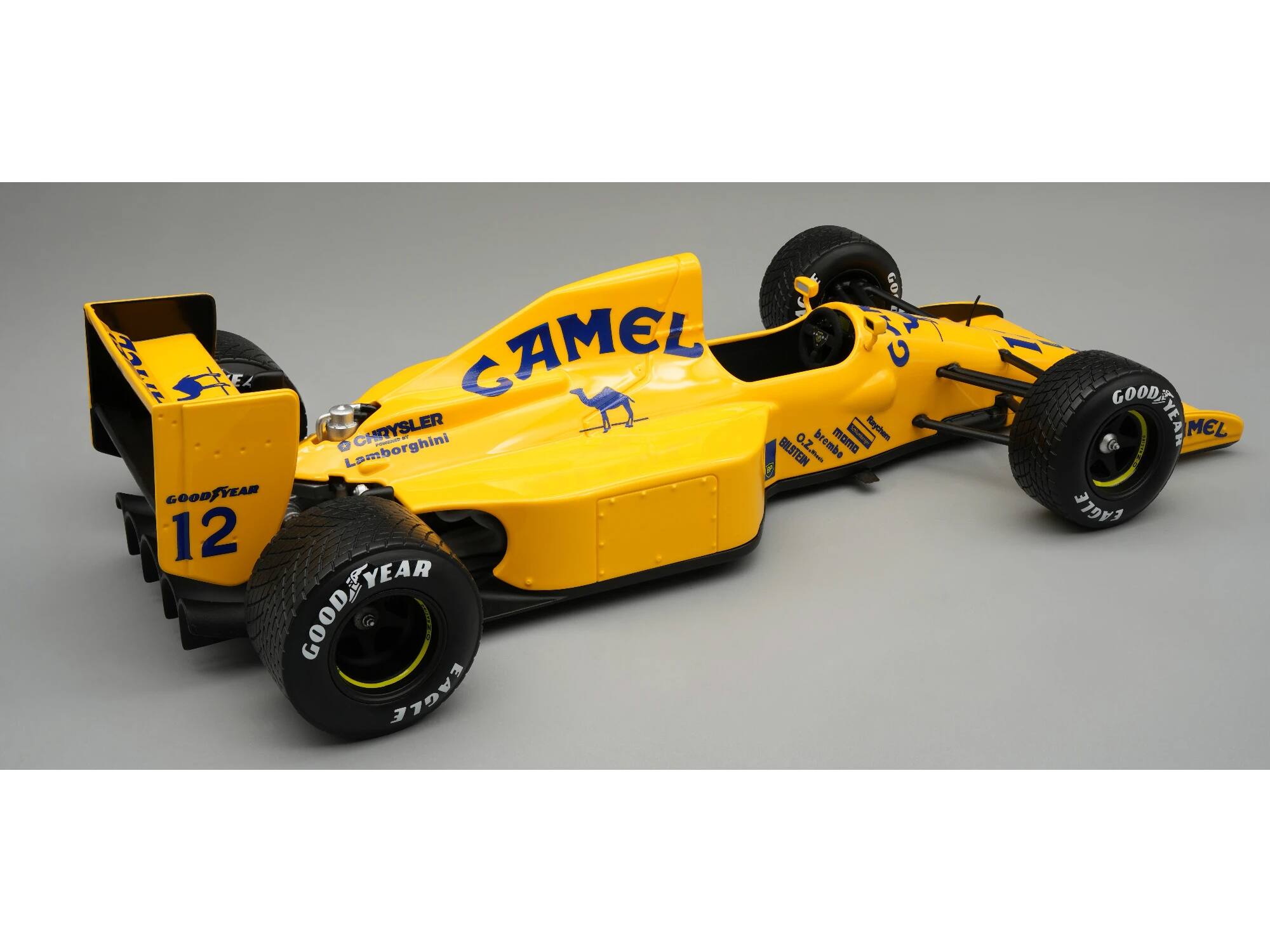 GO # CAMEL C CHRYSLER WT MAMO SALMANT Raychem * - brembo Lamborghini BILSTEIN O.Z.trevio JEONSIS GOOD YEAR 12 YEAR GOOD EAGLE  
GOOD YEAR MEL COMPANY EAGLE