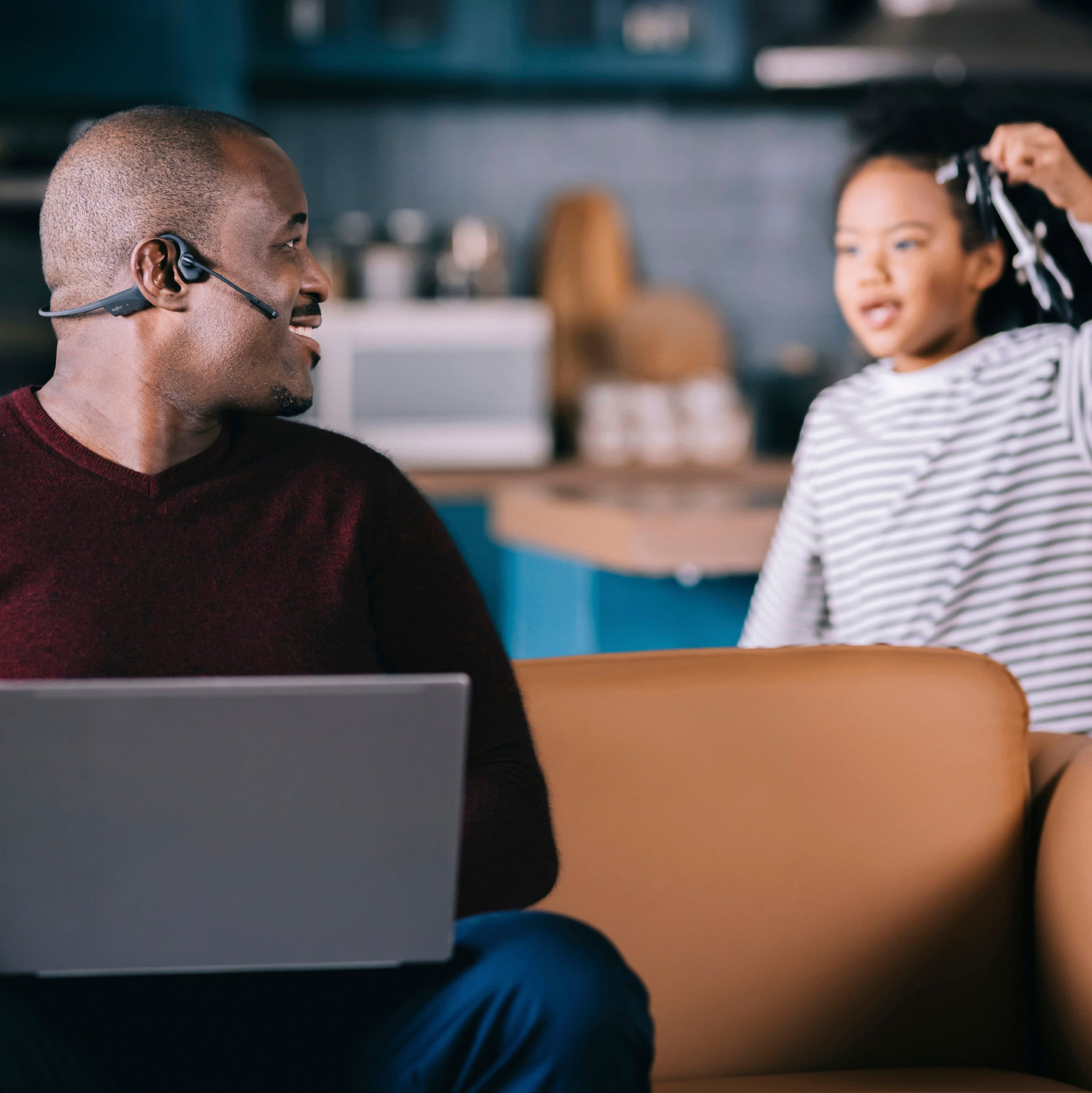 Alt View 2. Shokz - Shokz OpenComm2 UC Bone Conduction Stereo Bluetooth Headset 2025 Upgrade, USB-C - Black.
