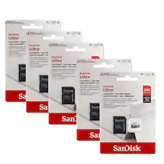 SanDisk Ultra microSDXC card
Take better pictures and Full HD video
Ideal for Android™ tablets and other devices
SanDisk Ultra microSDXC card with adapter
Take better pictures and Full HD video
Ideal for Android™ tablets and other devices
SanDisk Ultra microSDXC card with adapter
Take better pictures and Full HD video
Ideal for Android™ tablets and other devices
SanDisk Ultra microSDXC card with adapter
Take better pictures and Full HD video
Ideal for Android™ tablets and other devices
256 GB