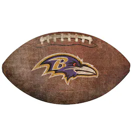 Fan Creations - Baltimore Ravens 12'' Football Sign - Multicolor