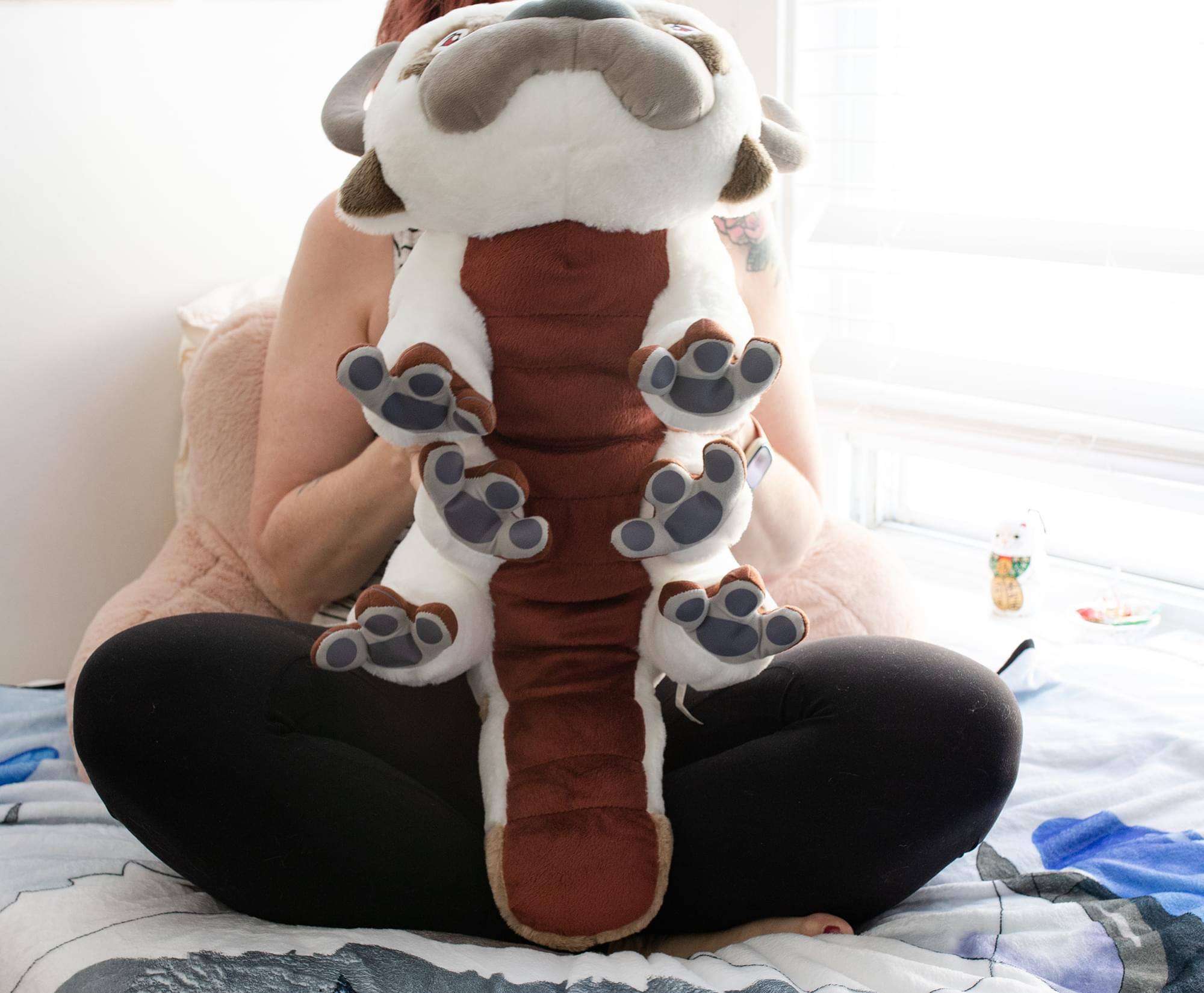 Alt View 3. Golden Bell Studios - Avatar: The Last Airbender 22 Inch Character Plush Toy | Appa - White.