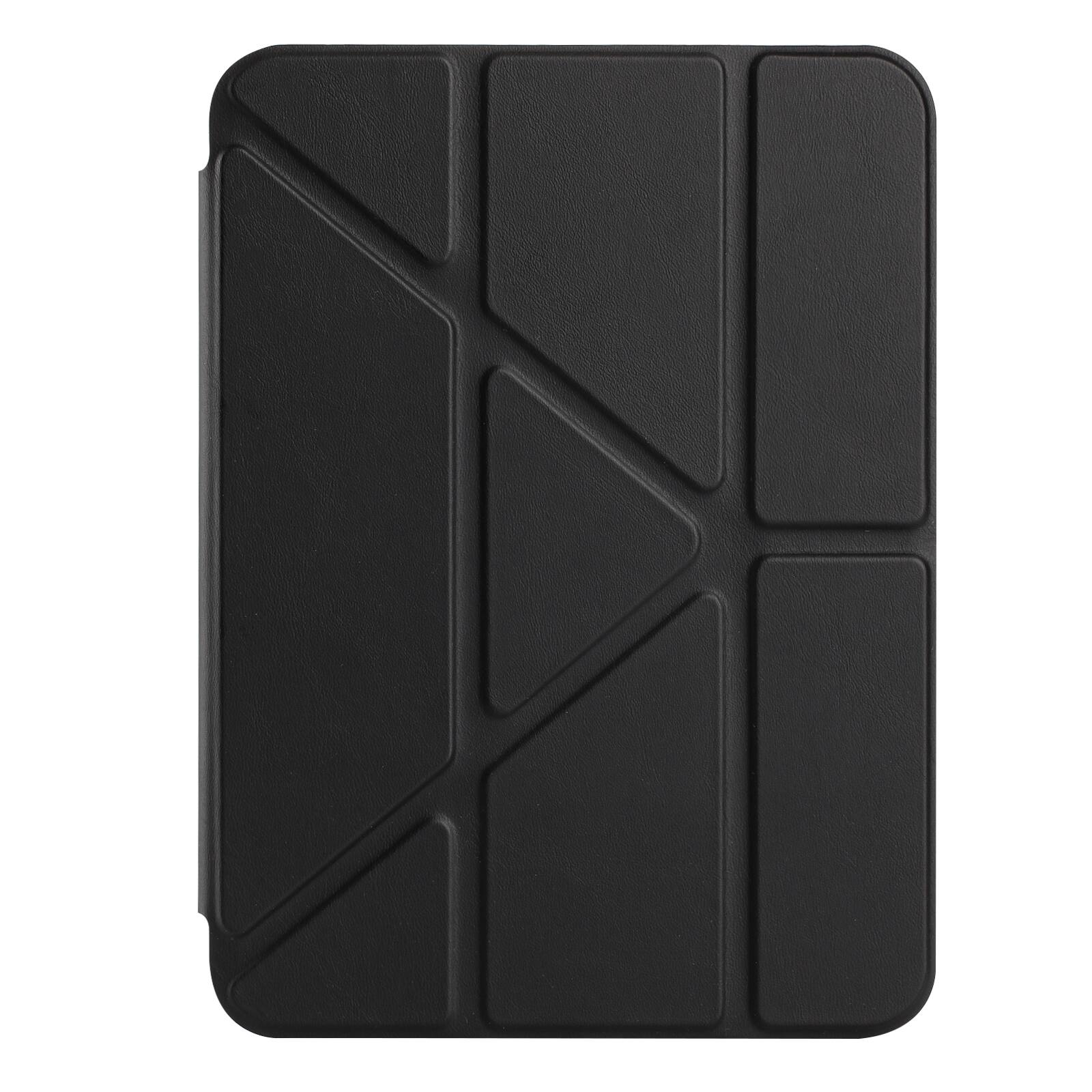 Alt View 6. Dteck - for Apple iPad mini (A17 Pro) 2024 & iPad mini 6th Gen 2021 Y-Fold Tablet Case,Shockproof Wallet Cover with Pen Holder - Black.
