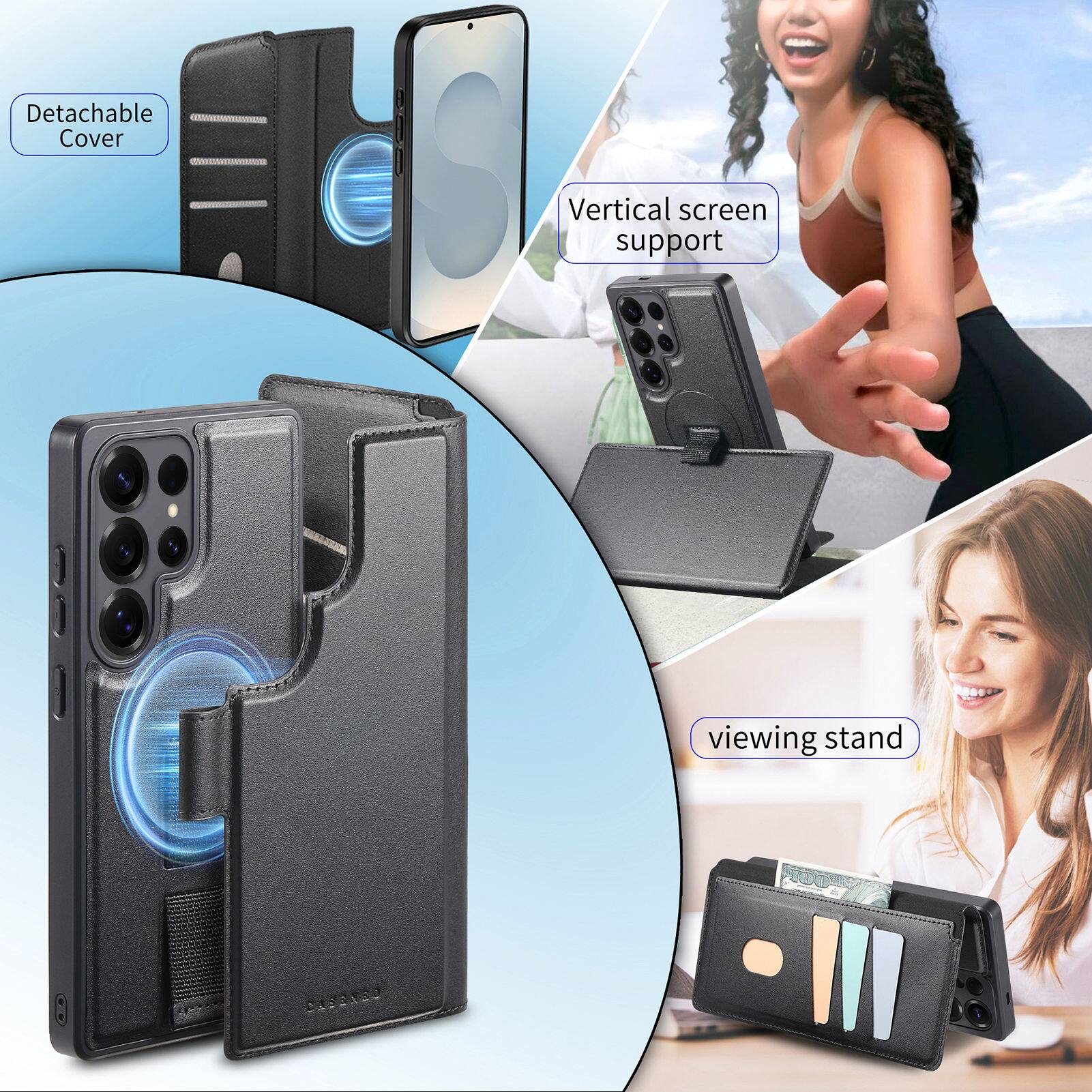 - Detachable Cover
- Vertical screen support
- viewing stand