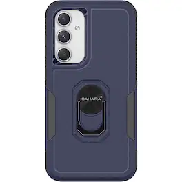 SaharaCase - Raider Series Heavy-Duty Case for Samsung Galaxy S24 FE - Midnight Blue