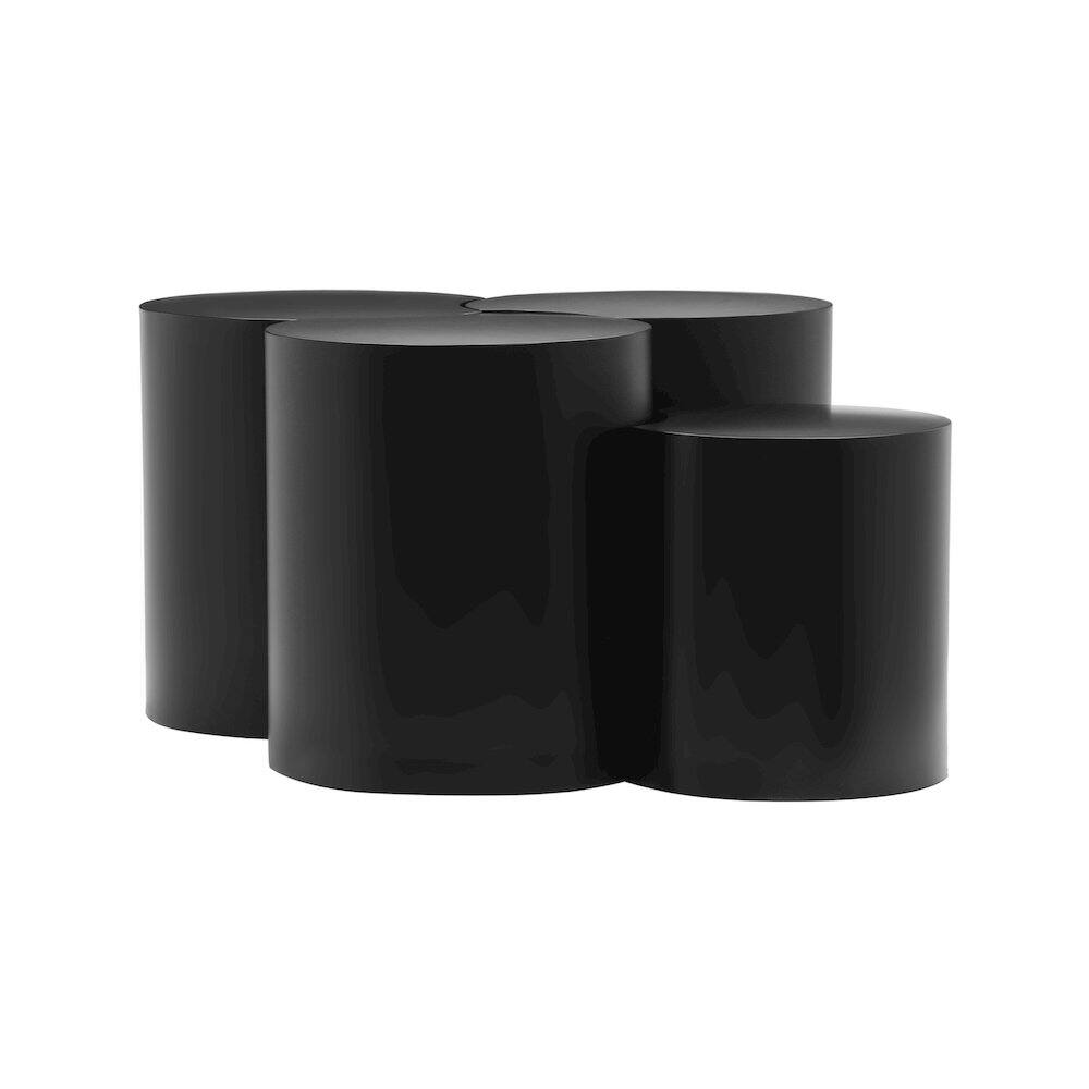 Alt View 1. Meridian Furniture - Dimple Black Coffee Table - Black.