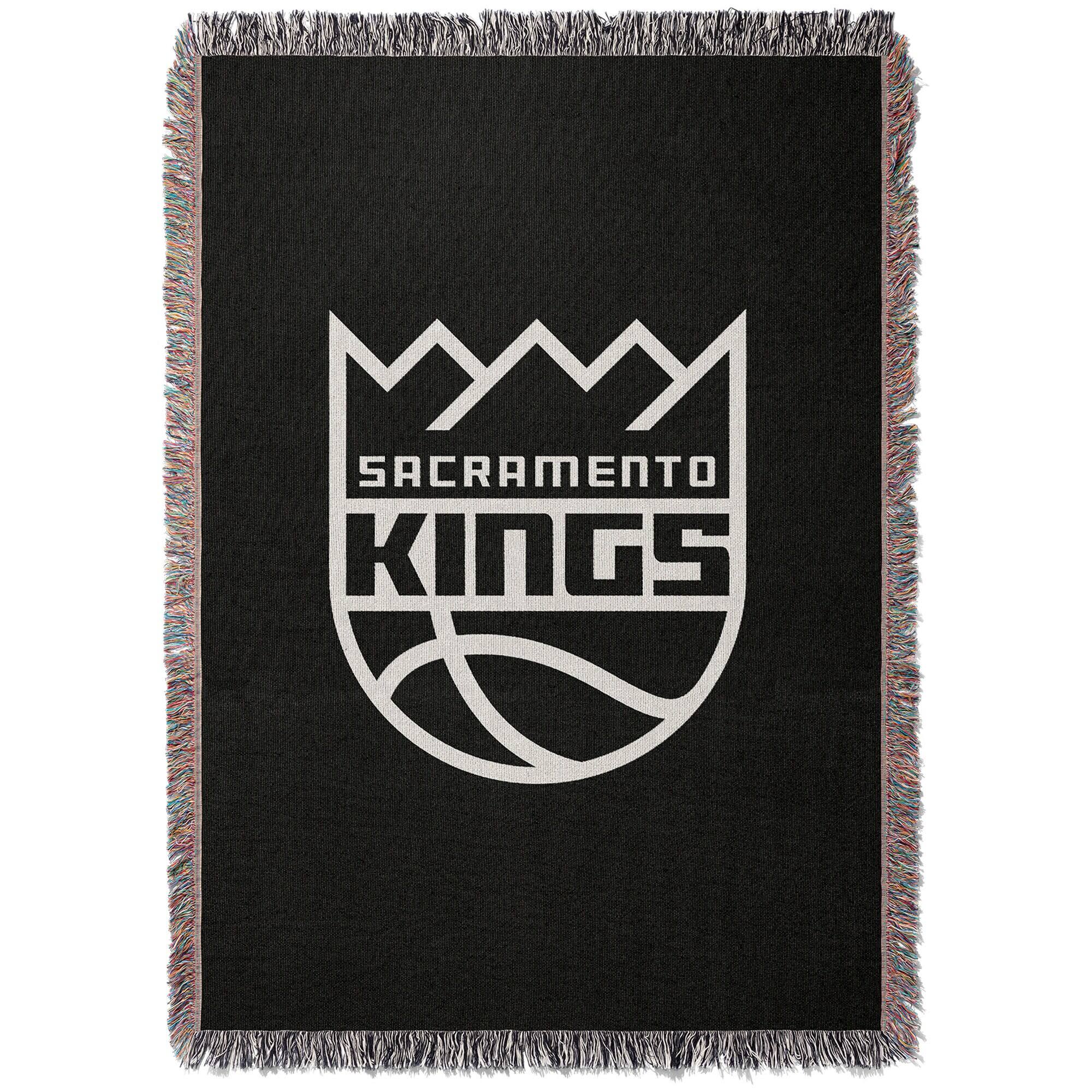 Chad & Jake - Sacramento Kings Woven Blanket - Black