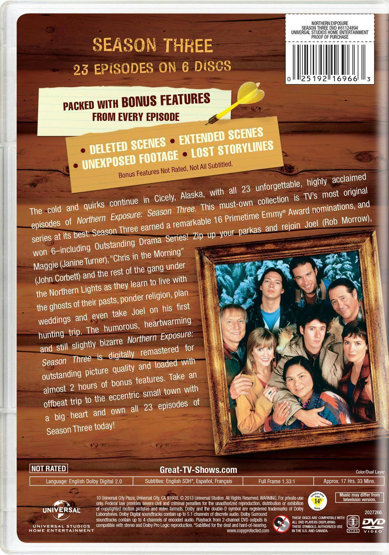 Angle. Northern Exposure: Season 3 (DVD New Box Art) [DVD].