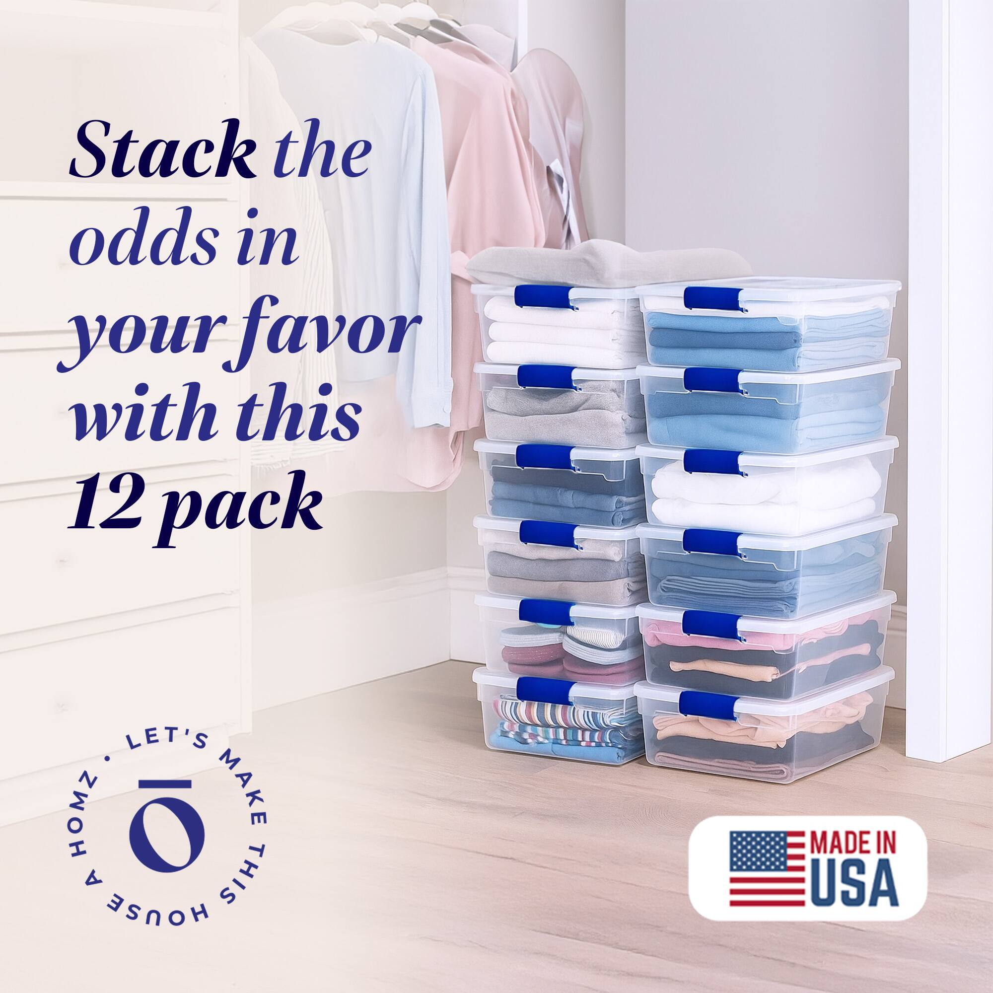 Stack the odds in your favor with this 12 pack

LET'S MAKE THIS HOUSE

MADE IN USA