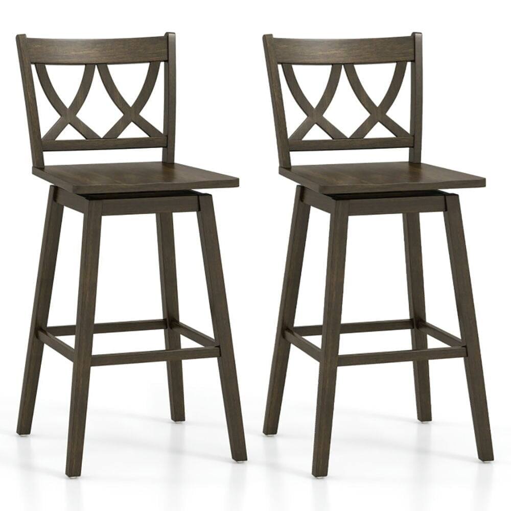 Wooden Leg Bar Stools