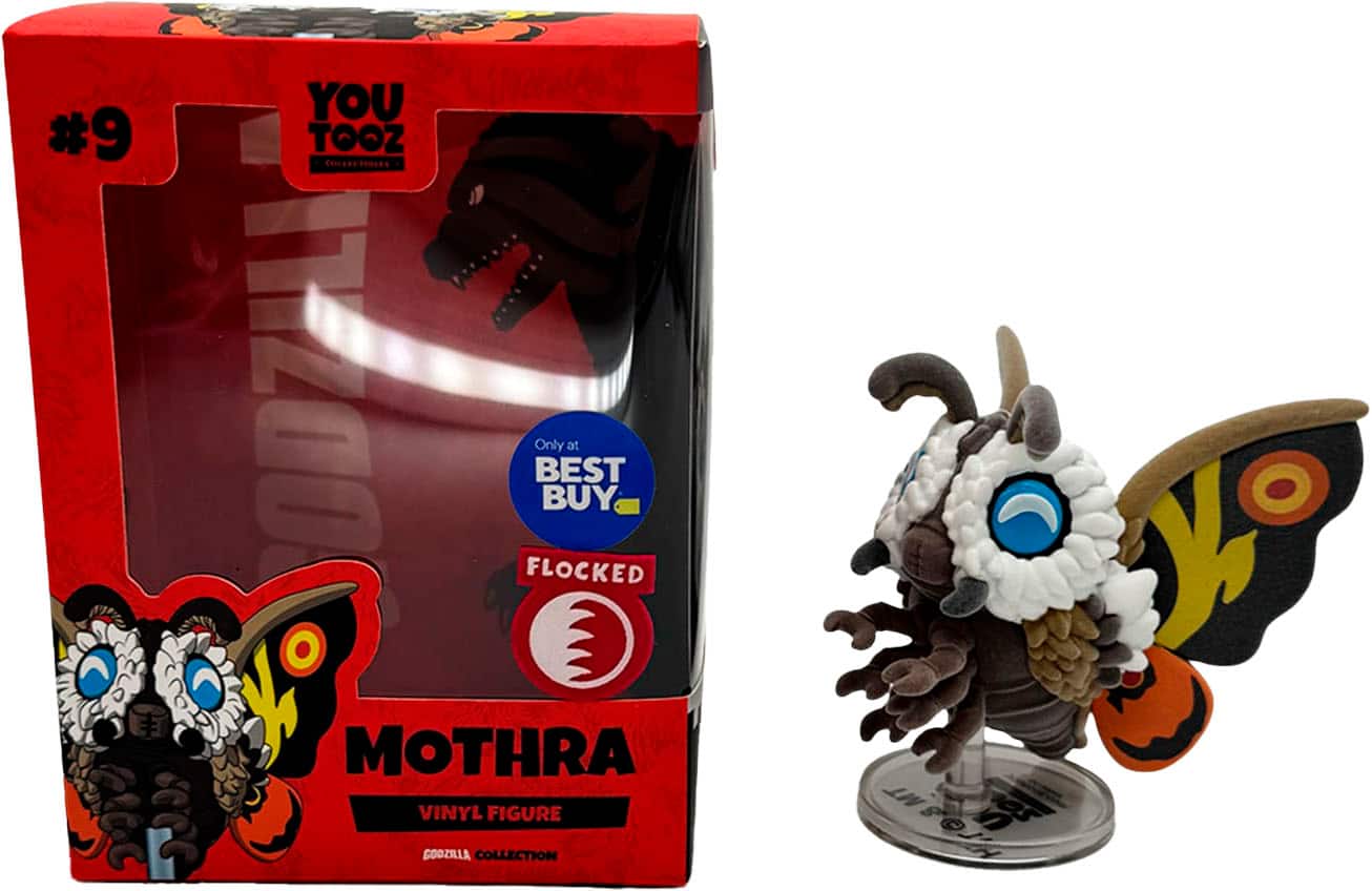 #9 You TooZ Bodzli Flocked Best Buy Mothra Vinyl Figure Goozilla Collection MT 5A