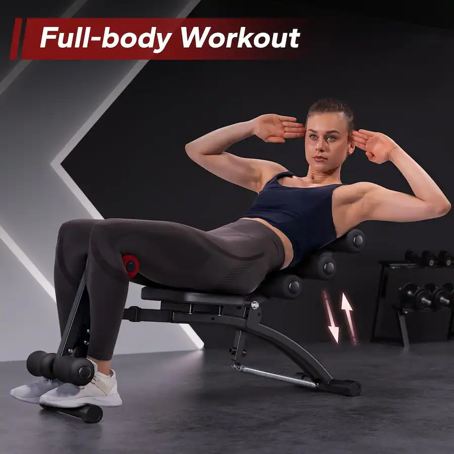 Merach Ab Machine Workout Routine NEW MERACH Ab Trainer Abdominal Workout Bench Exerciser Home Fitness ...