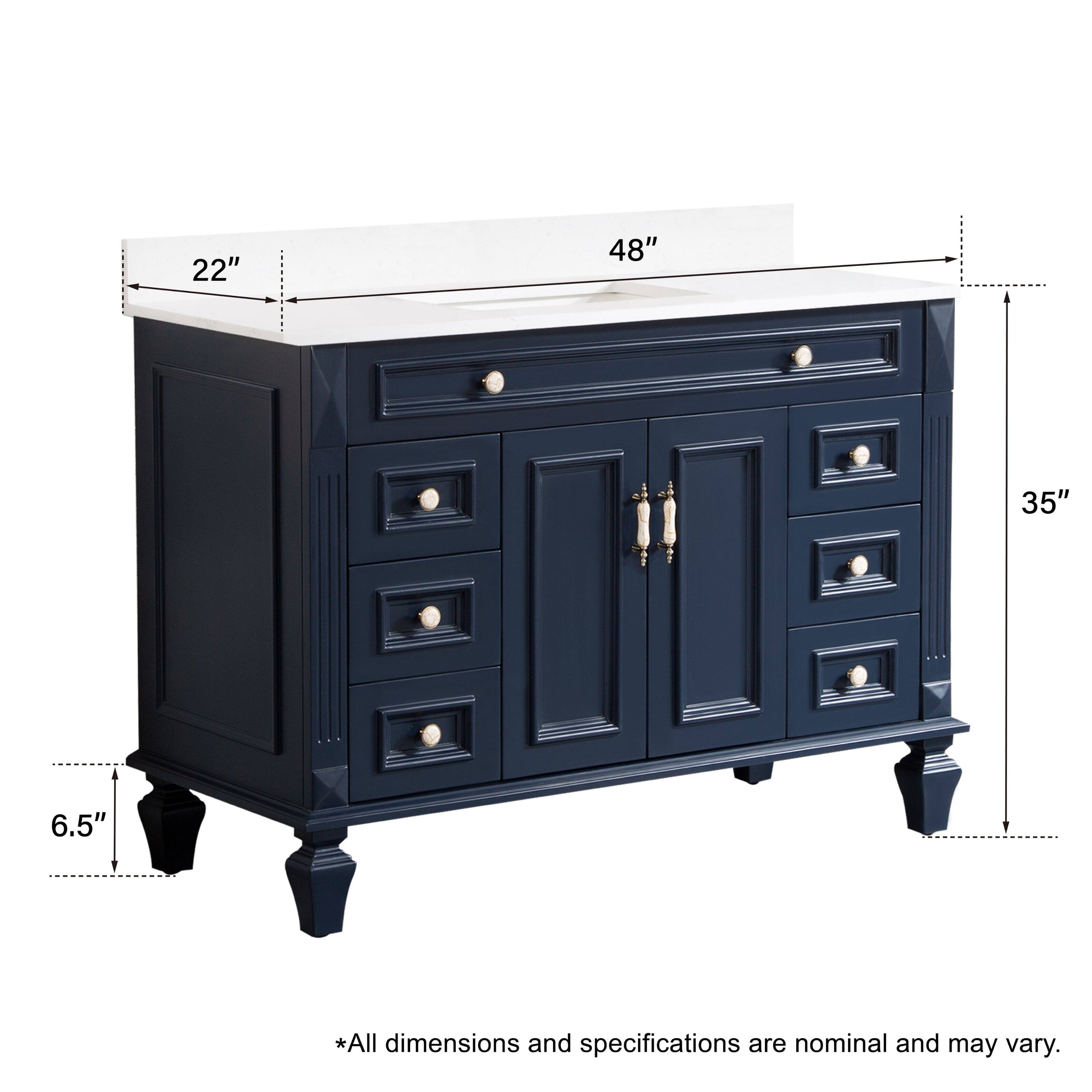 22" 48" 35" 6.5" *All dimensions and specifications are nominal and may vary.