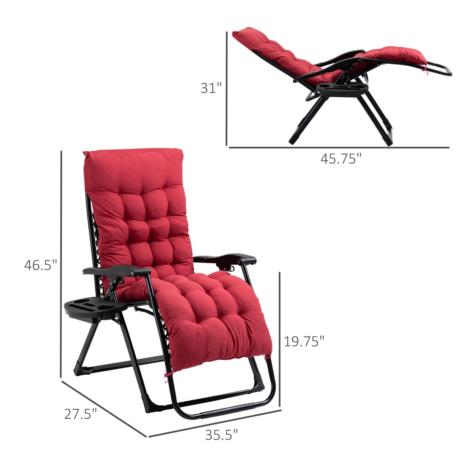 - Height: 46.5"
- Width: 45.75"
- Depth: 35.5"
- Seat Height: 19.75"
- Armrest Height: 31"
- Seat Depth: 27.5"