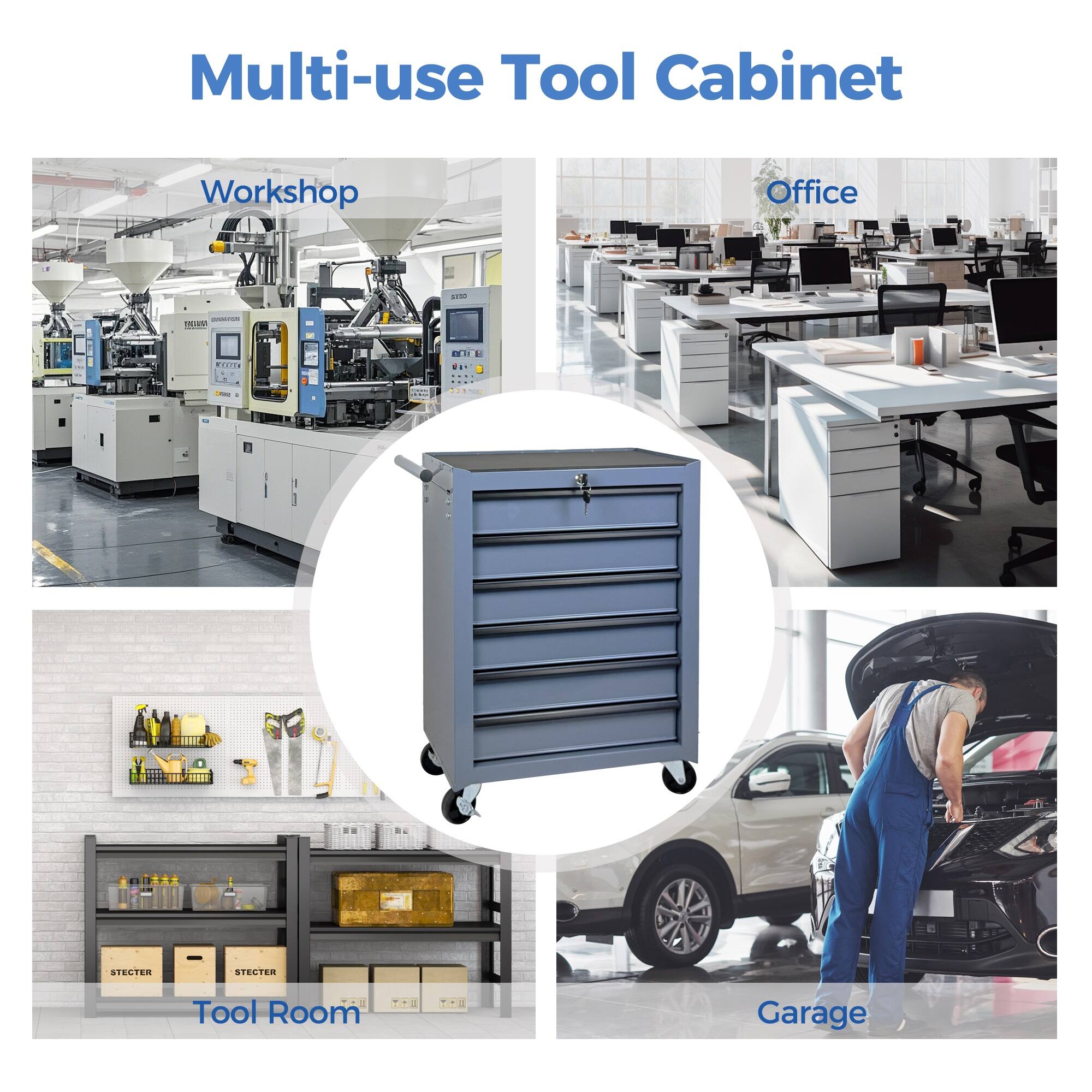 Multi-use Tool Cabinet

Workshop

Office

Tool Room

Garage