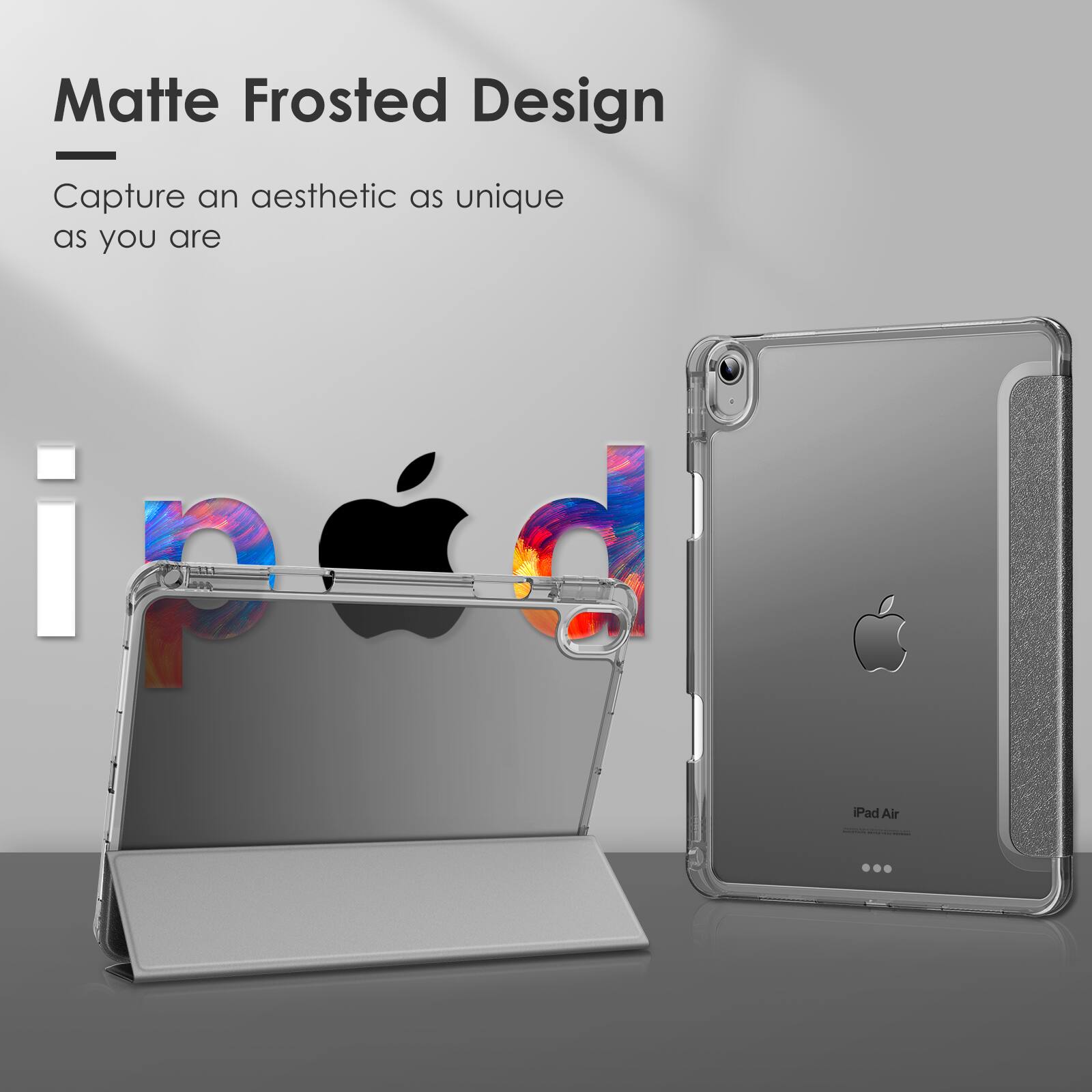 Matte Frosted Design

Capture an aesthetic as unique as you are

iPad Air