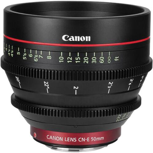 I A 4 4'- I 5- 56- -9 7 9,9 8- Canon 10- 12 15 20 30 60 8 ft 20- 22"- 2 2- 2'3- 2'6- 22 16 CANON LENS CN-E 50mm