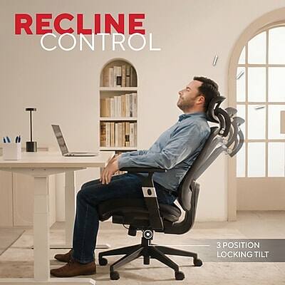 RECLINE CONTROL

3 POSITION LOCKING TILT