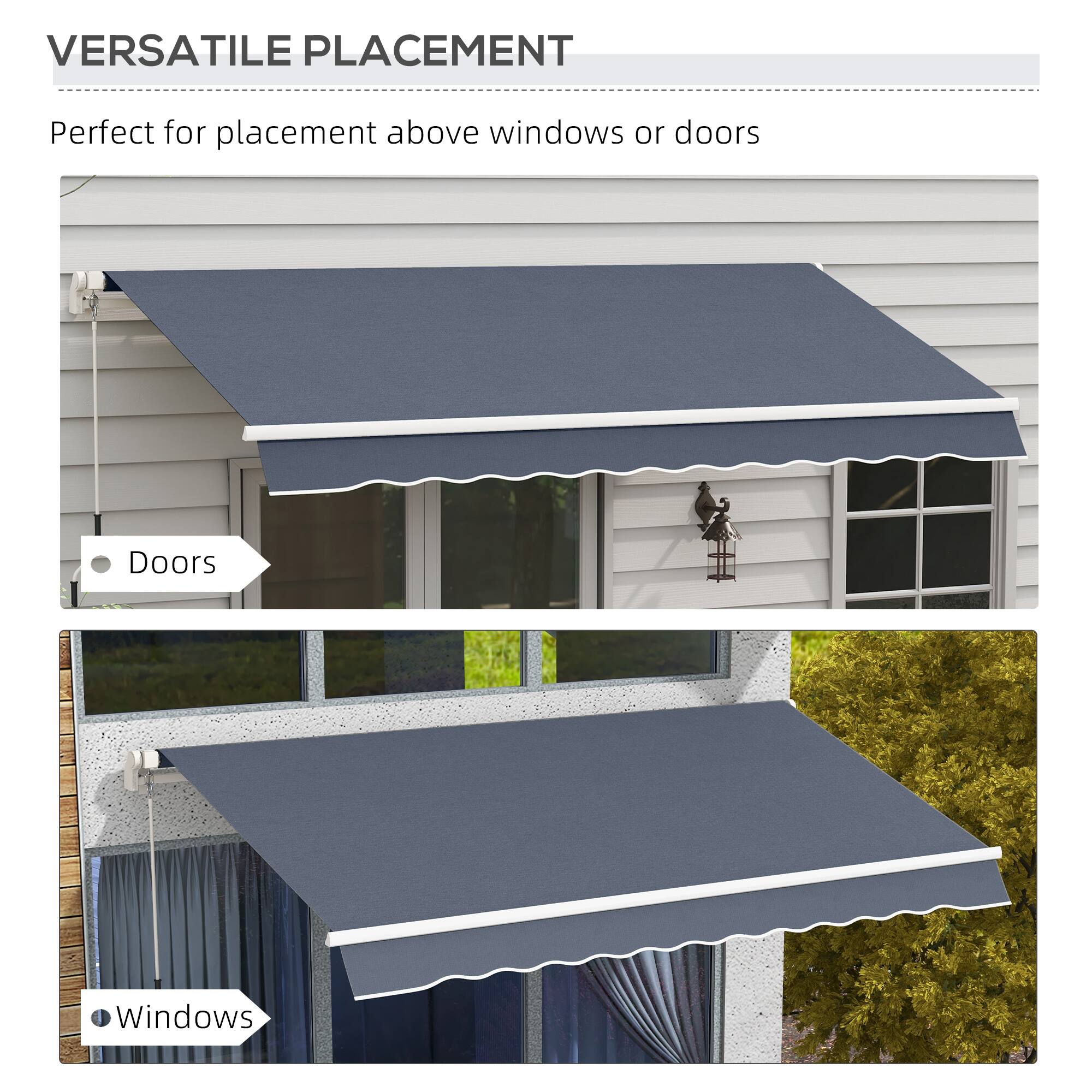 VERSATILE PLACEMENT
Perfect for placement above windows or doors
Doors
Windows