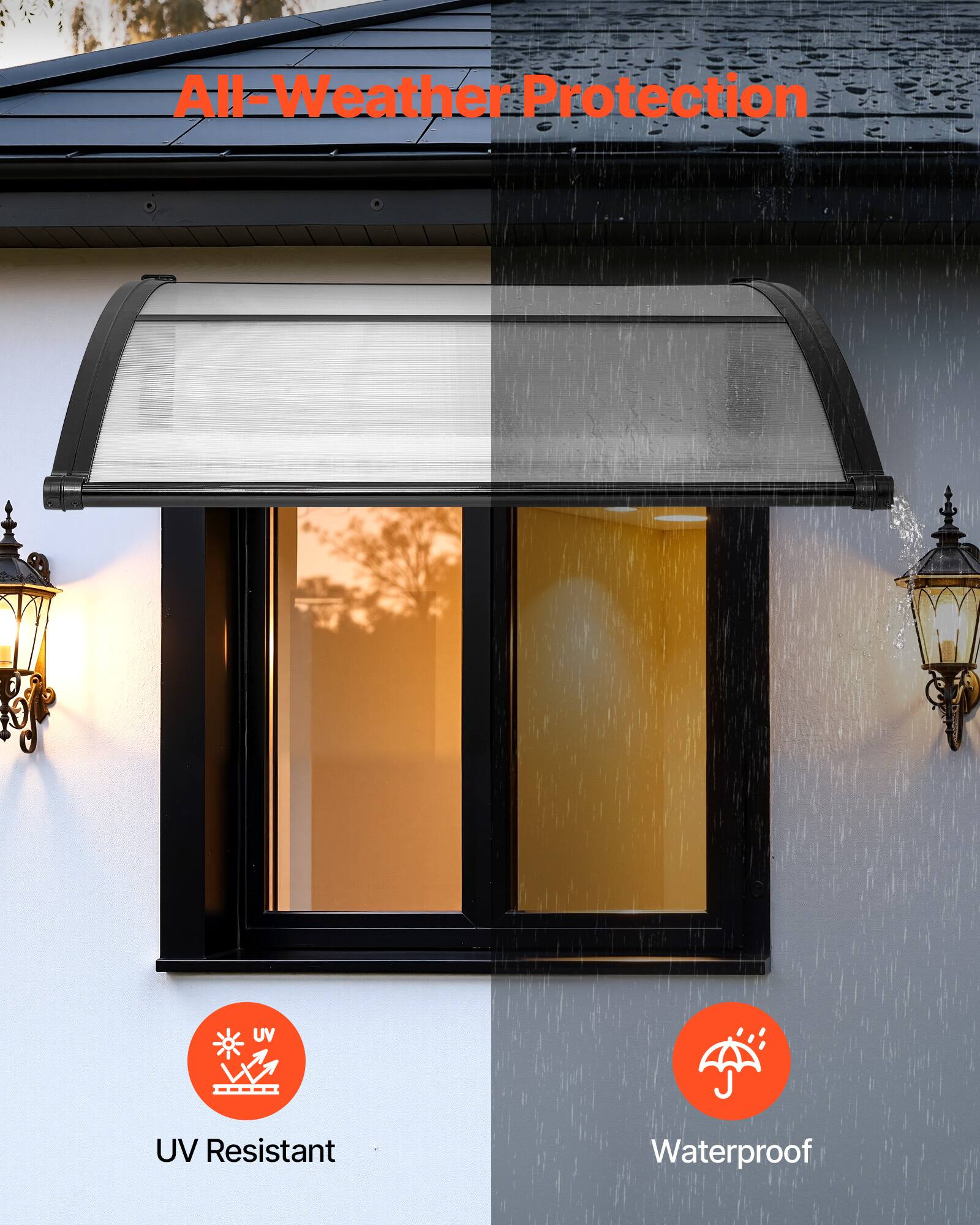 All-Weather Protection

UV Resistant

Waterproof